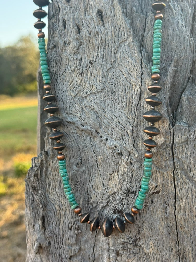 Copper Canyon Heishi Beaded Necklace