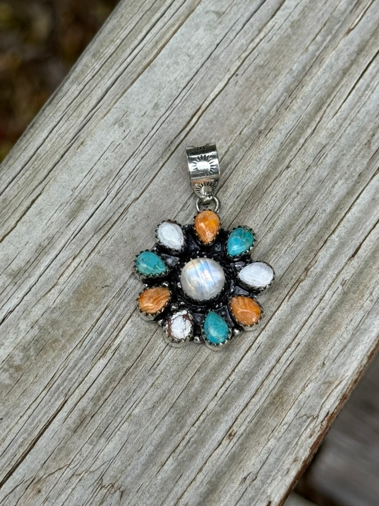 Wild Flower Blossom Pendant