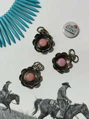 Pink Conch Flower Pendant