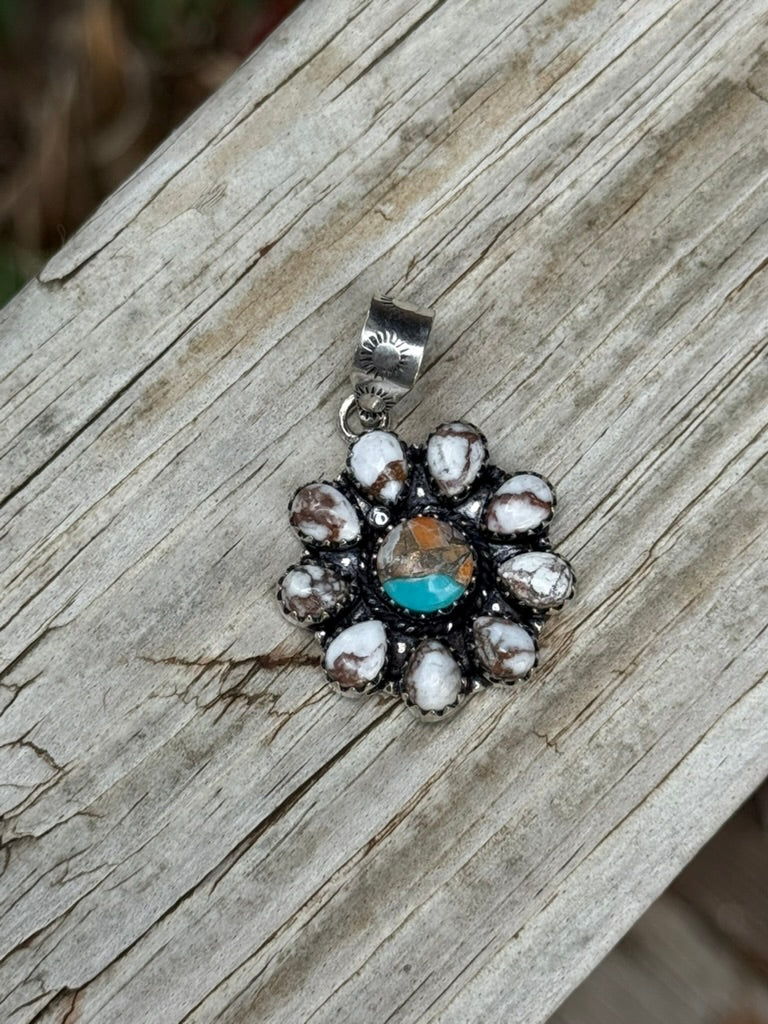Wild Flower Blossom Pendant
