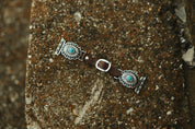 Turquoise Concho Faux Leather Watch Band