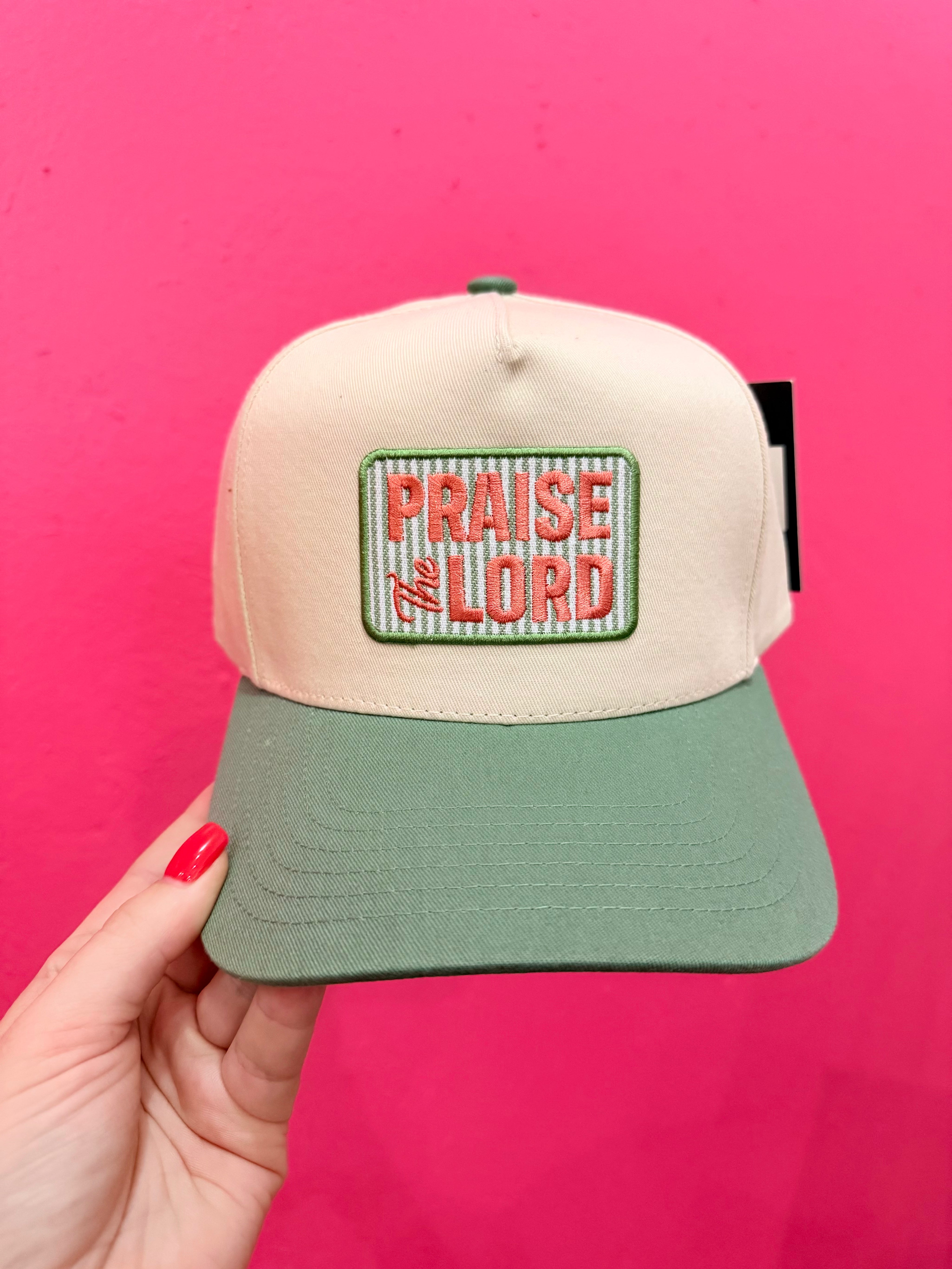 Praise The Lord Embroidered Patch Trucker Hat
