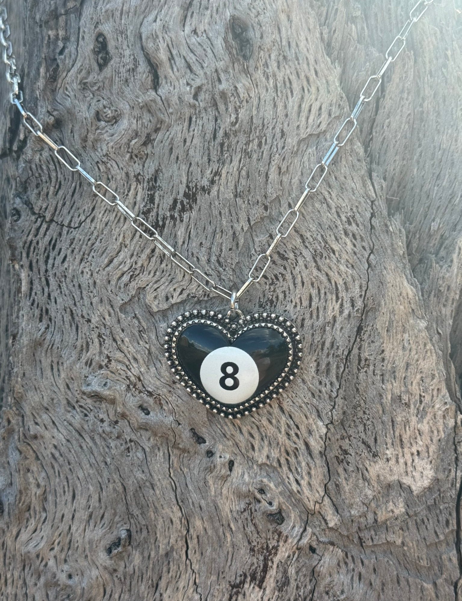 8 - Ball Heart Chain Necklace