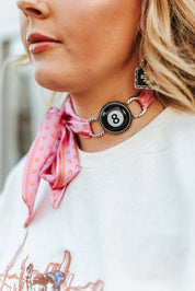 8 Ball Scarf Charm