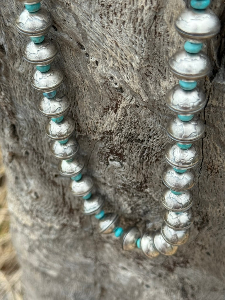 Authentic Coin Pearl Necklace