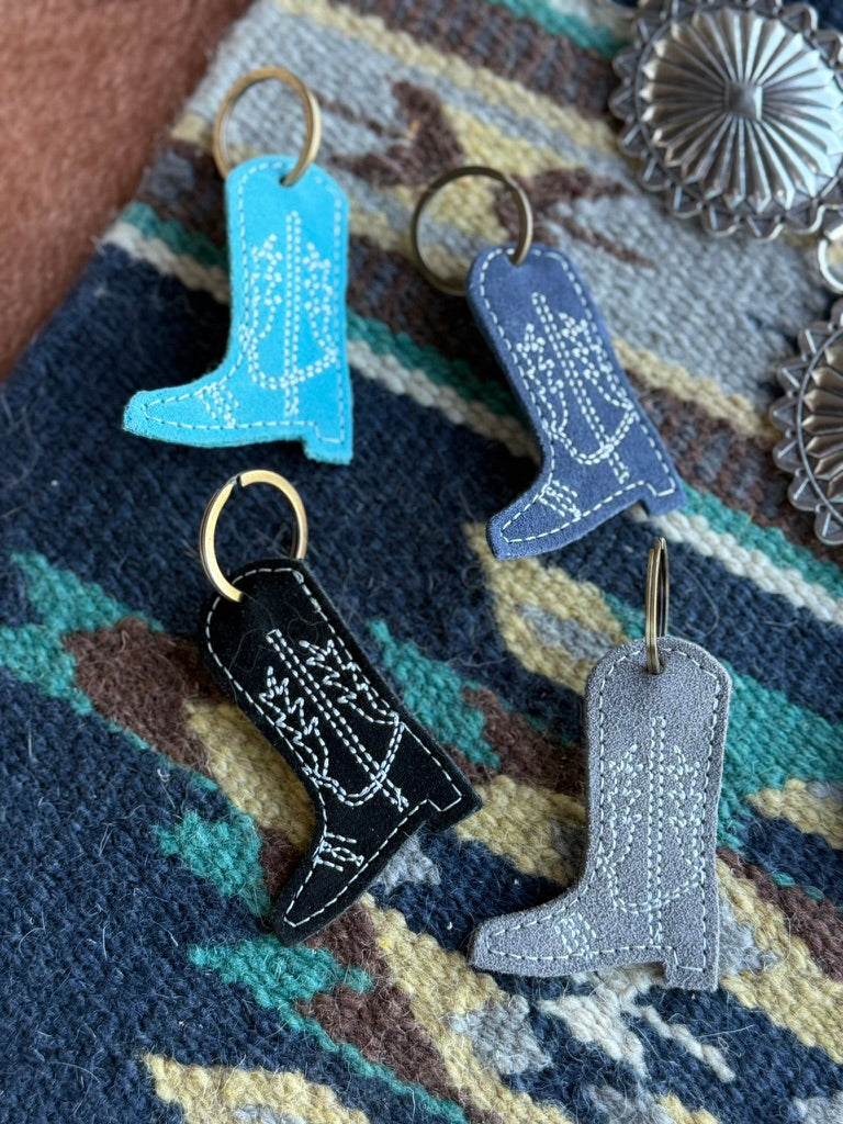 Leather Boot Key Chain