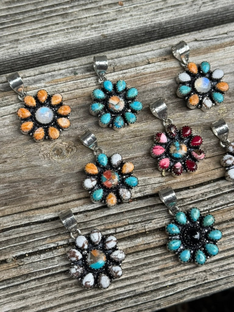Wild Flower Blossom Pendant