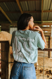 Country Roots Oversized Graphic Tee