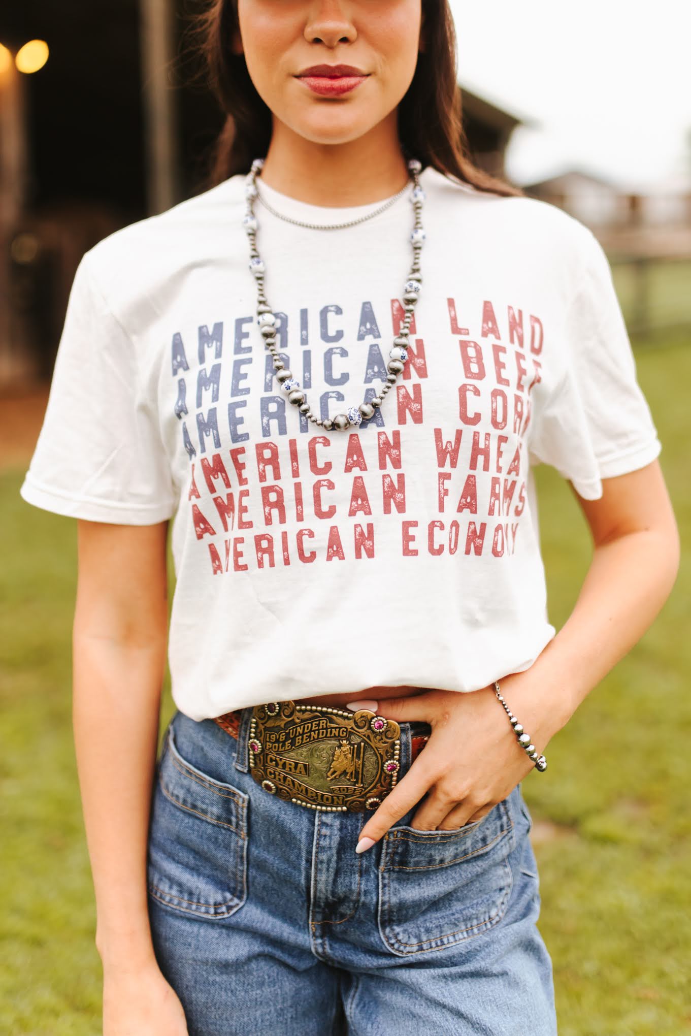 American Land Graphic TeeNaturalS