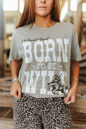 Born To Be Wild Oversized Graphic Tee