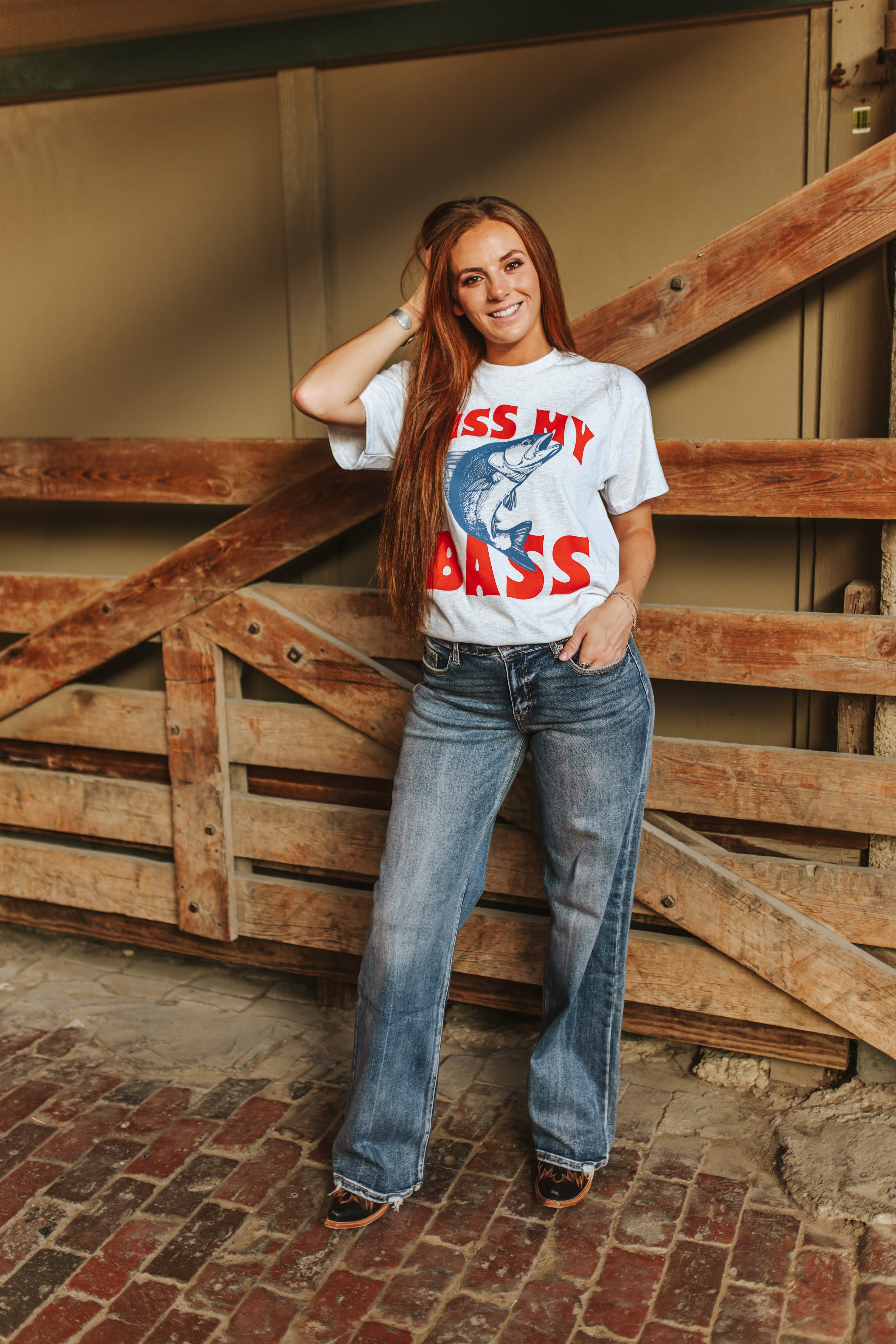 KanCan Vintage Fade Mid-Rise Wide Leg Jeans