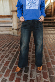 Judy Blue Lux Retro High-Rise Wide Leg Jeans