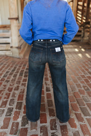 Judy Blue Lux Retro High-Rise Wide Leg Jeans