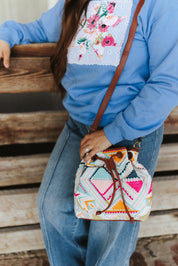 Pastel Desert Sunrise Bucket Bag