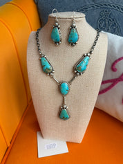 The Lucy Kingman Lariat and Earrings Set