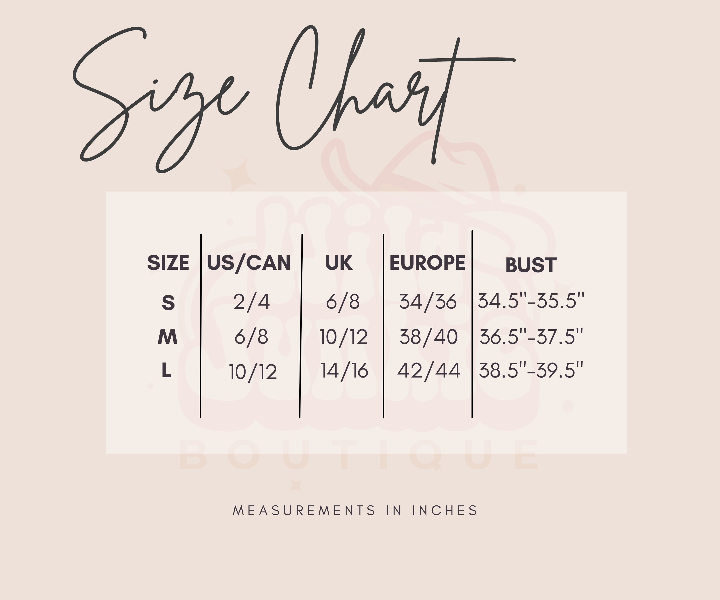 Size Chart Image