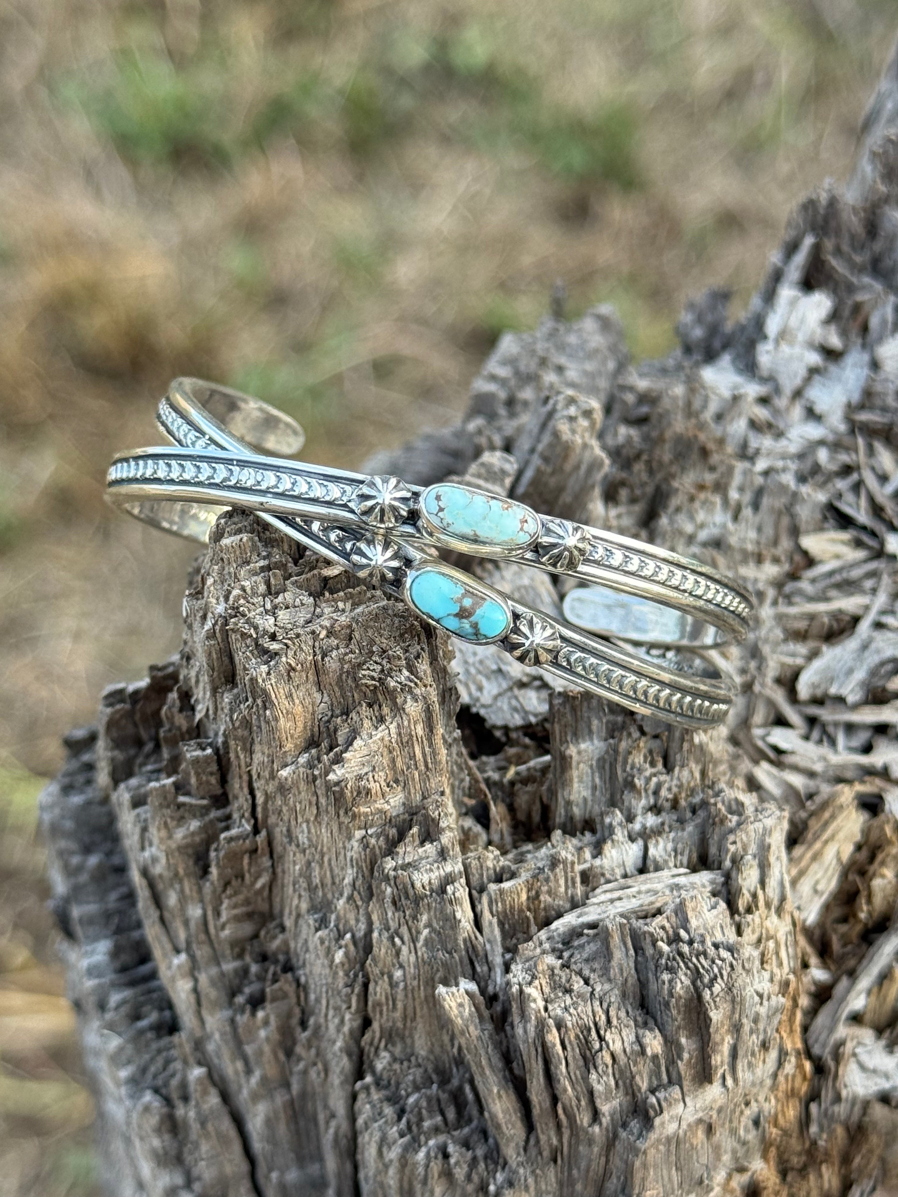 Authentic Dry Creek Turquoise Cuff Bracelet