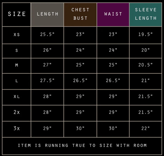 Size Chart Image