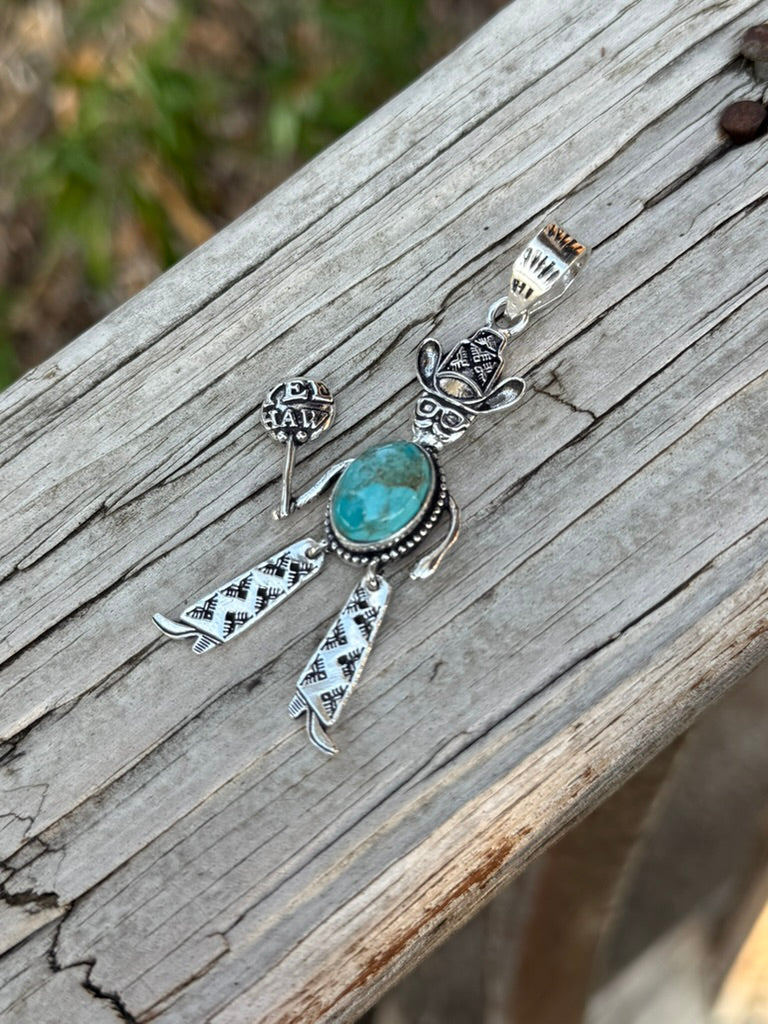 Yee-Haw Cowboy Pendant