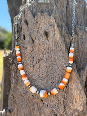 Desert Sunset Spiny Oyster Chain Choker