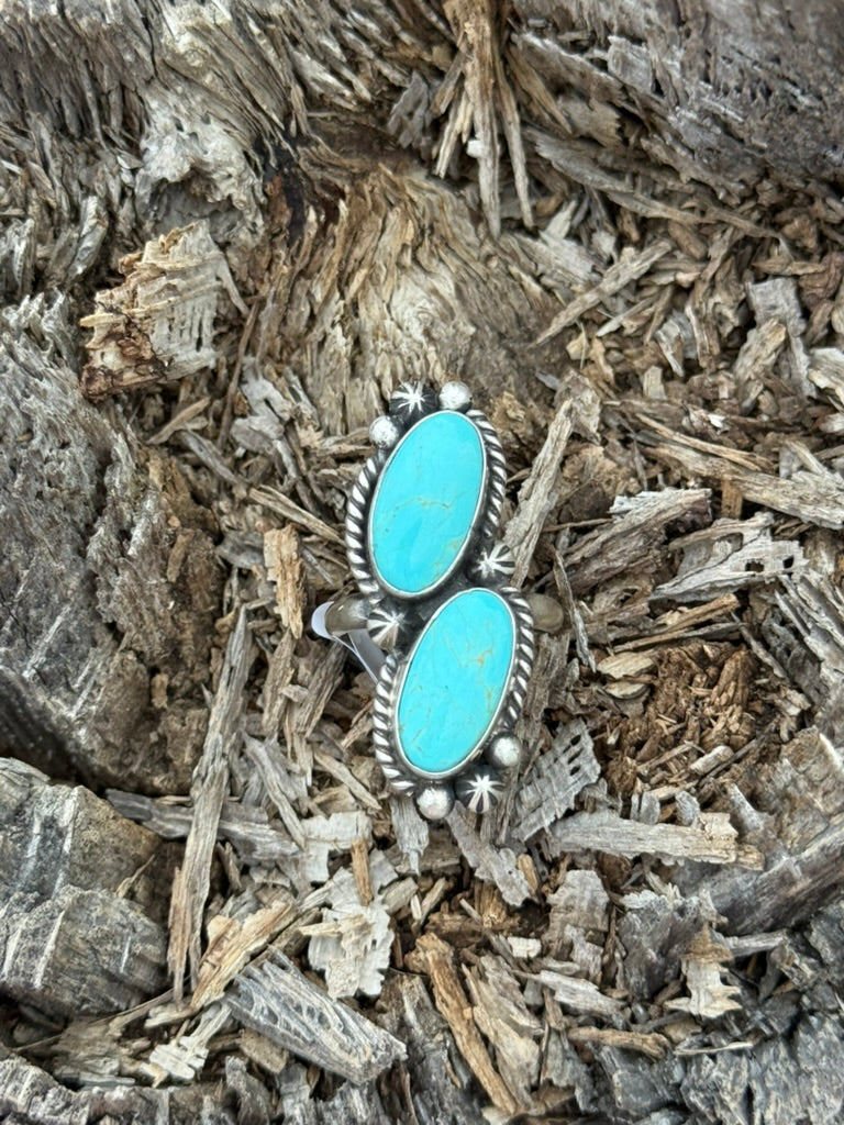 Authentic Twin Sky Horizon Ring