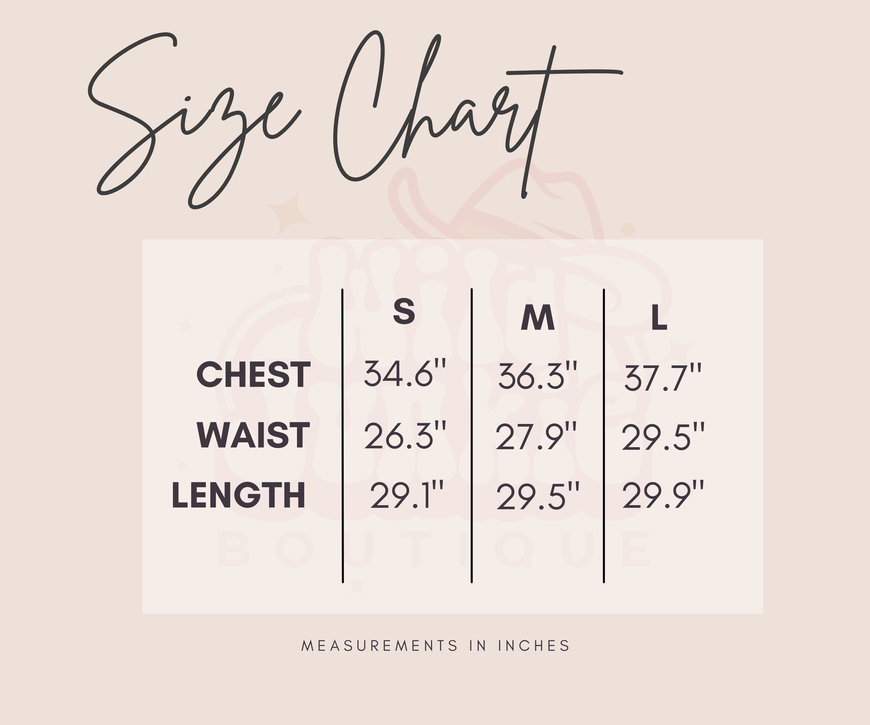 Size Chart Image