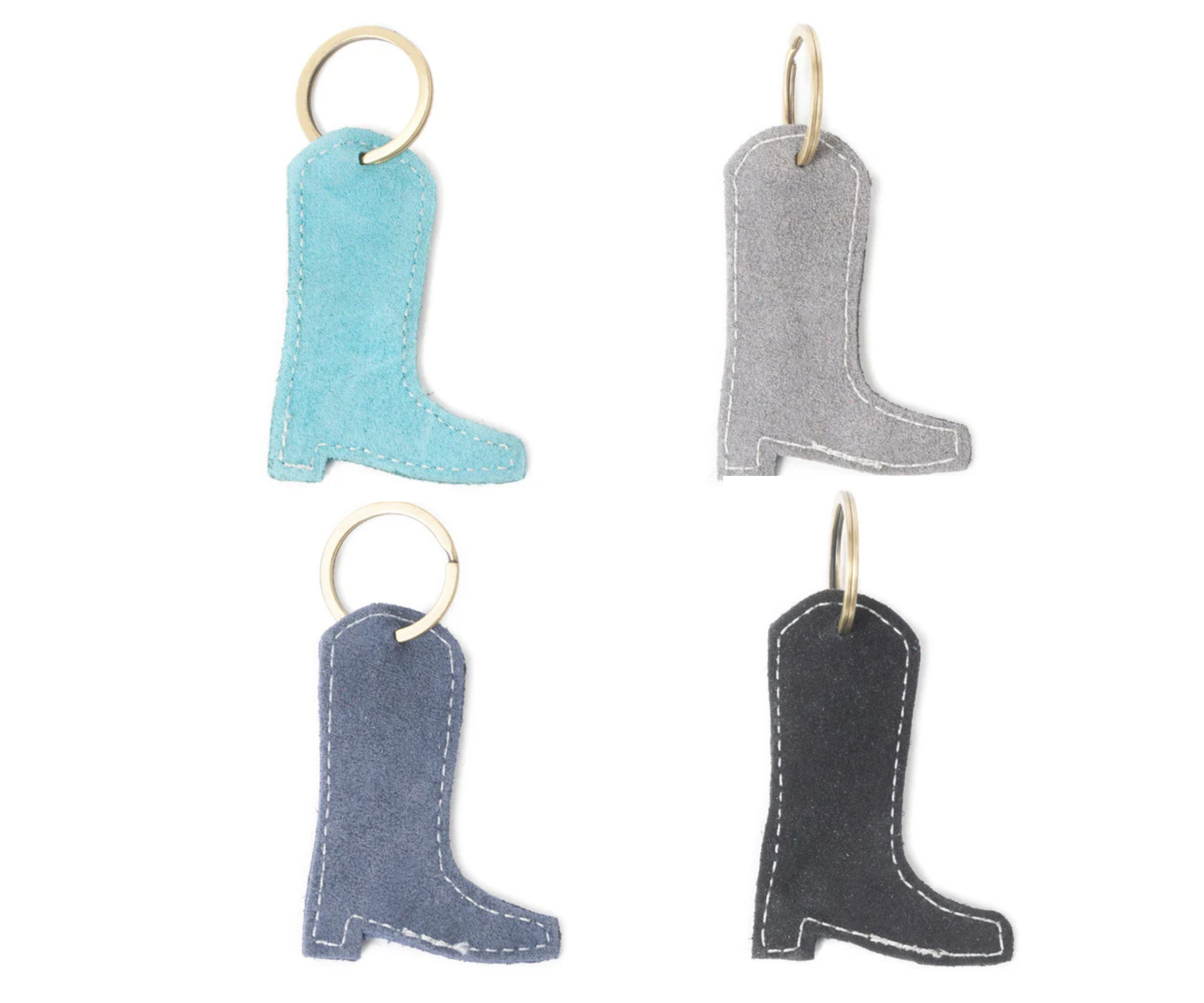 Leather Boot Key Chain