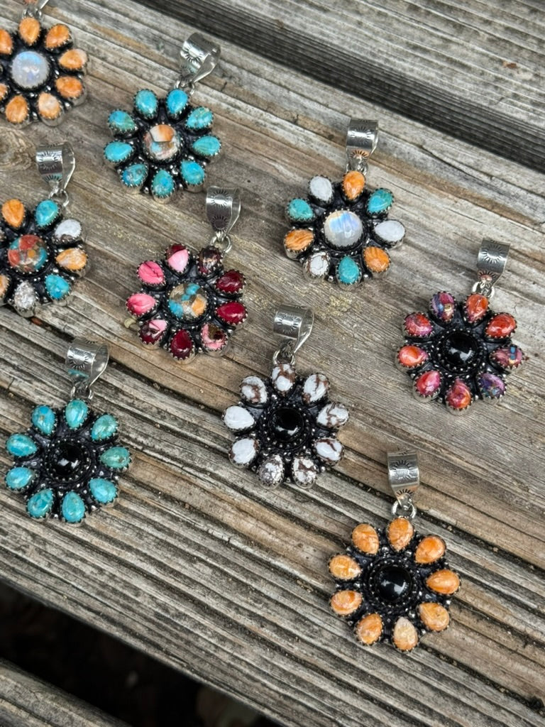 Wild Flower Blossom Pendant