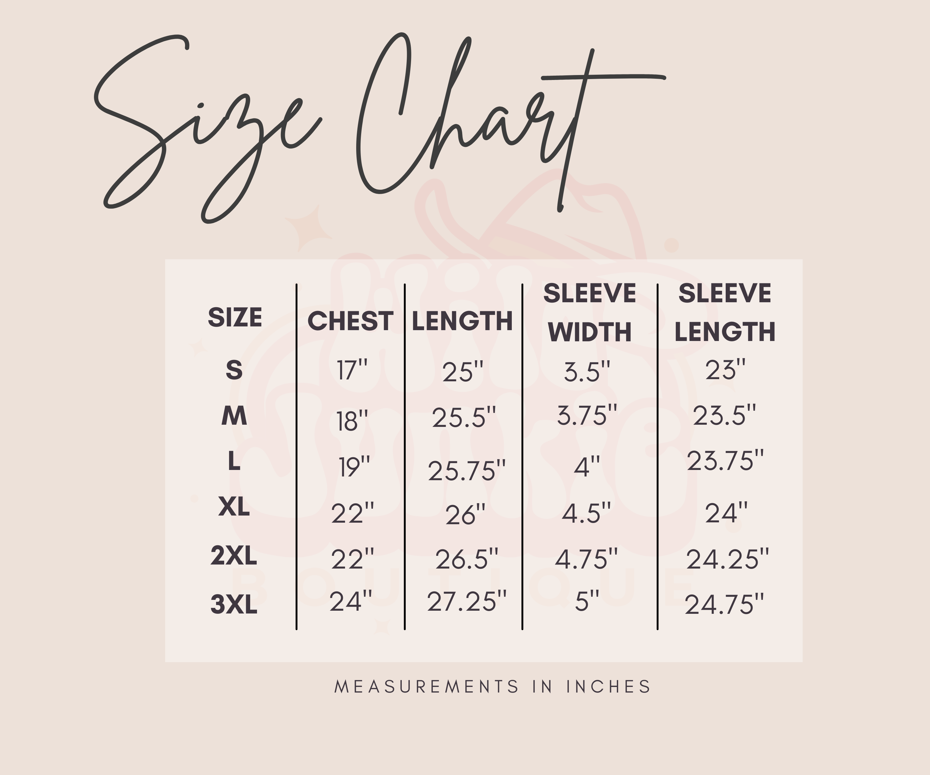 Size Chart Image