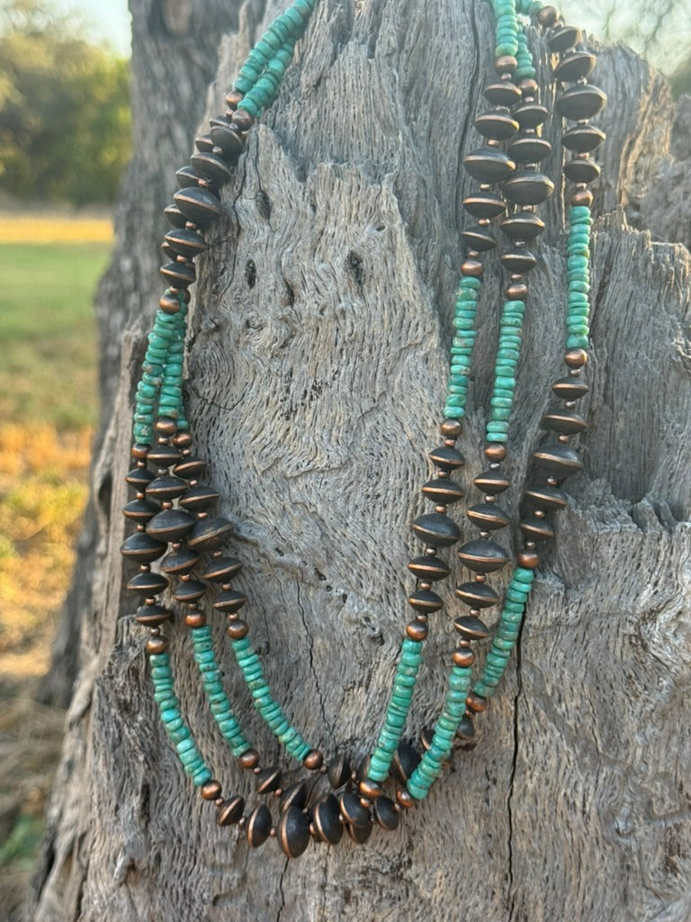 Copper Canyon Heishi Beaded Necklace