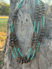 Copper Canyon Heishi Beaded Necklace