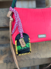 Hot Pink Consuela Crossbody Bag