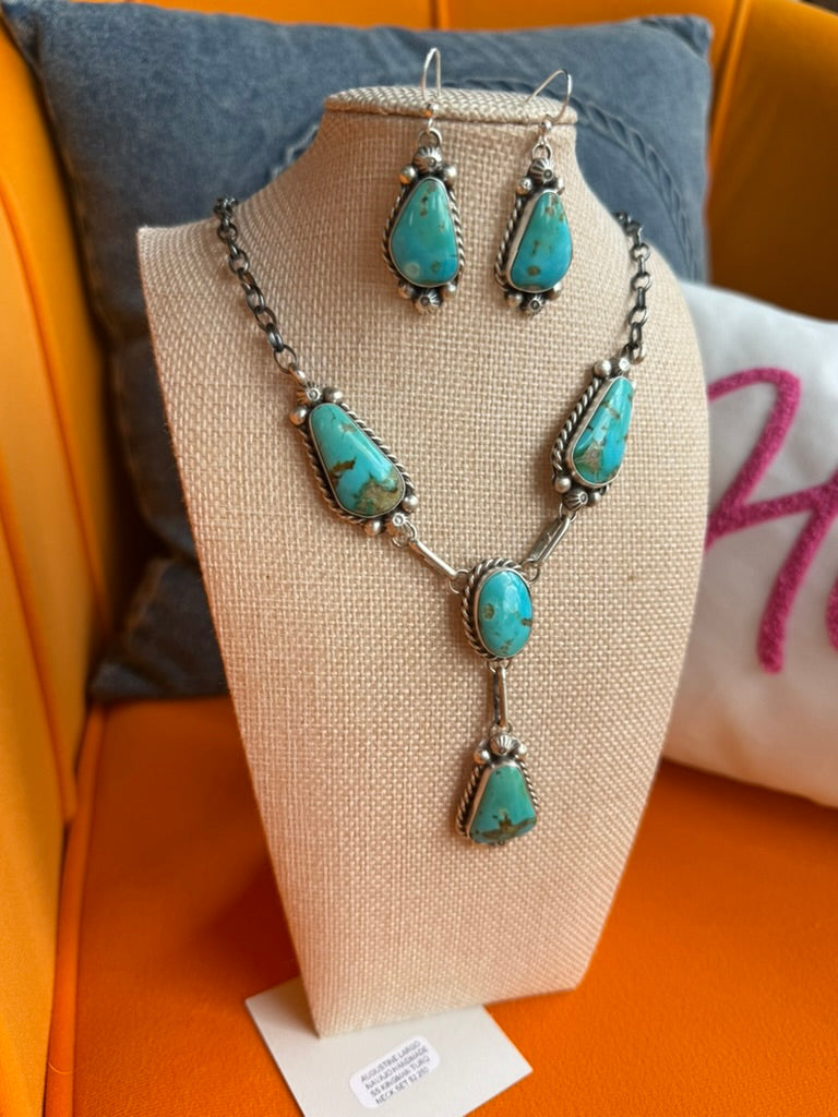 The Lucy Kingman Lariat and Earrings Set