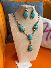 The Lucy Kingman Lariat and Earrings Set
