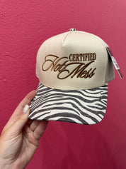 Zebra Certified Hot Mess Embroidered Trucker Hat