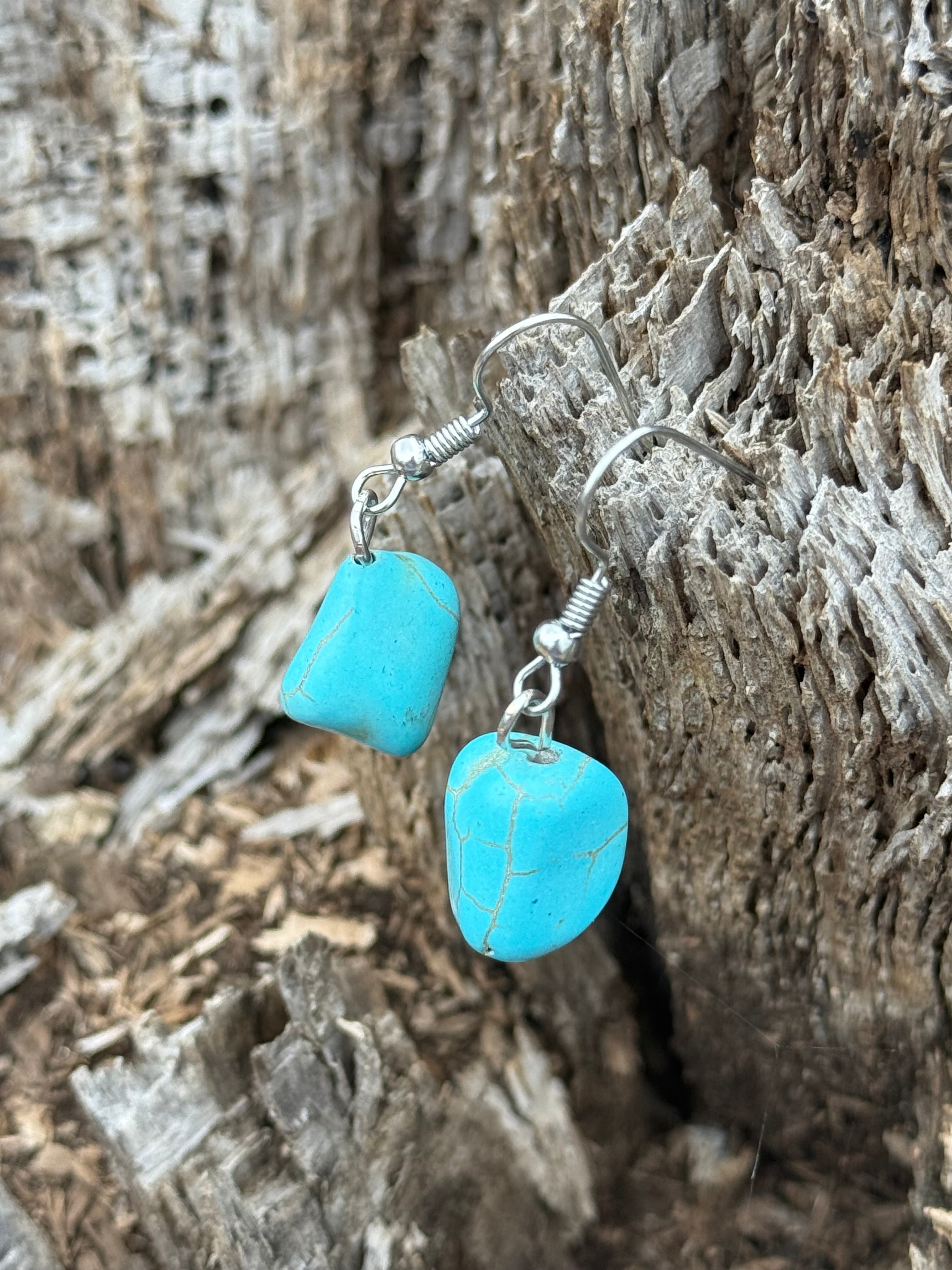 Sierra Grande Turquoise Dangle Earrings