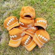 Football Laces Puff Trucker Hat