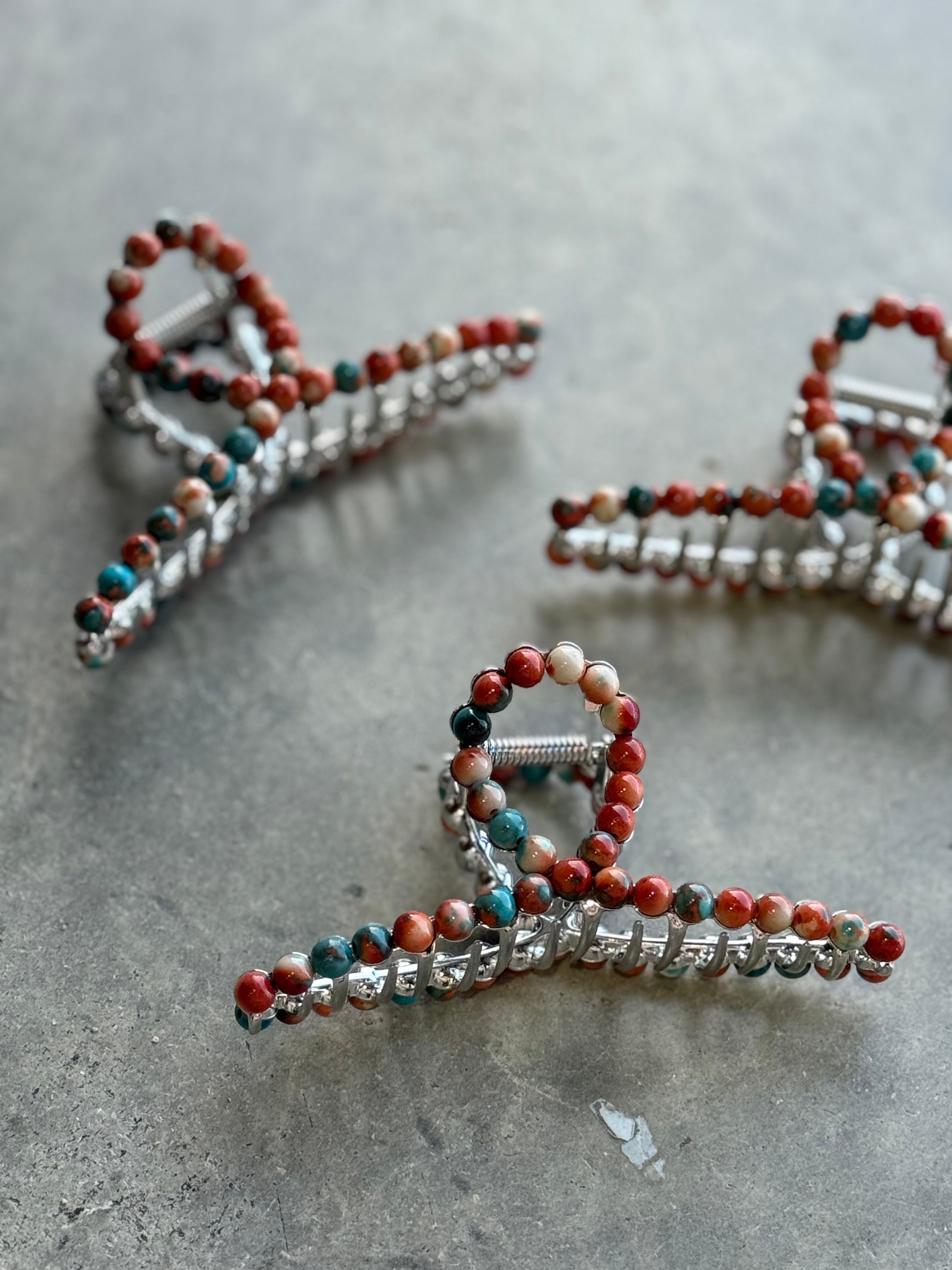 Spiny Oyster Studded Claw Hair Clip