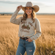 Small Town Christmas Trees & Traditions Graphic Sweatshirt