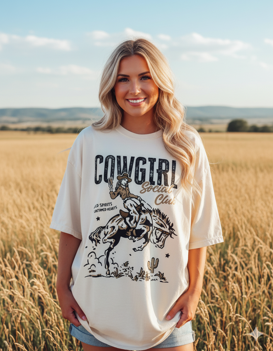 Cowgirl Social Club Wild Spirit Graphic Tee
