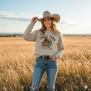 Small Town Christmas Trees & Traditions Graphic Sweatshirt