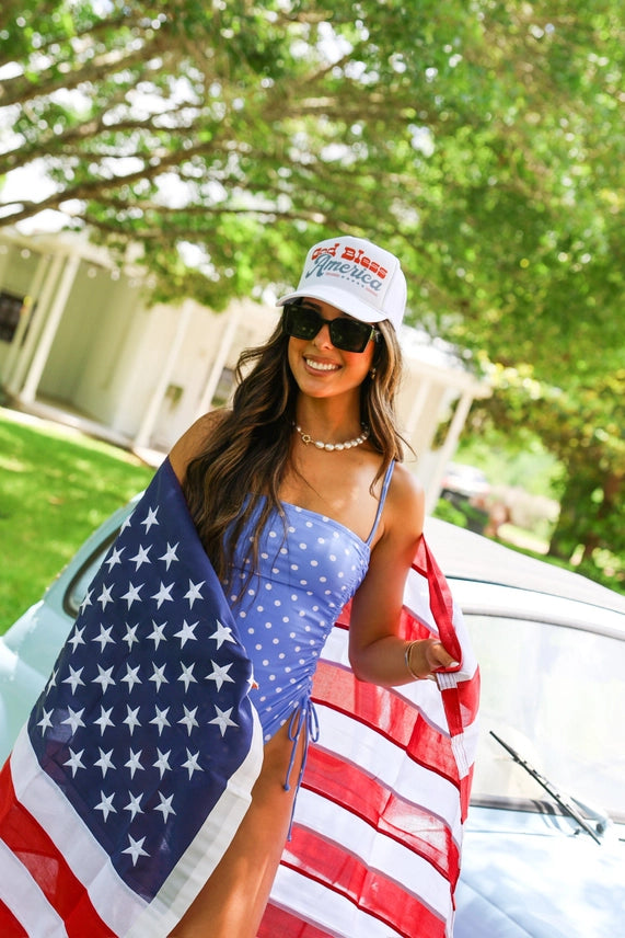 God Bless America Trucker Hat