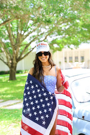 God Bless America Trucker Hat