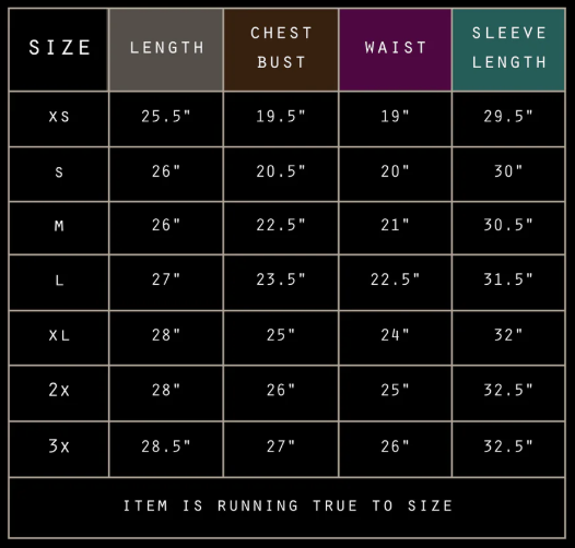 Size Chart Image