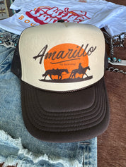 Amarillo By Morning Trucker HatBrown&Tan