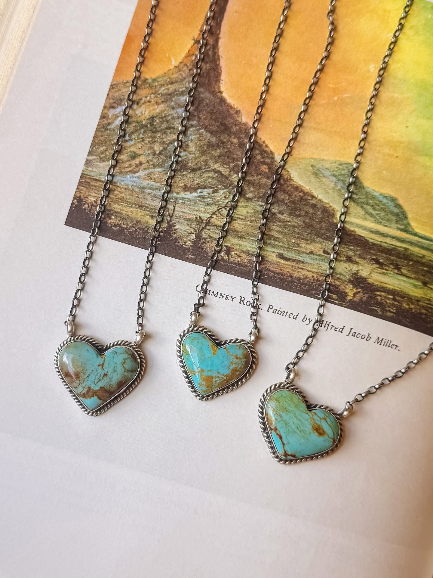 Authentic Turquoise Heart Necklace