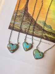 Authentic Turquoise Heart Necklace