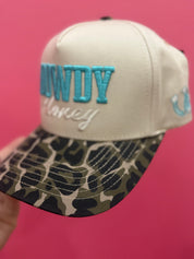 Howdy Honey Leopard Embroidered Trucker Hat