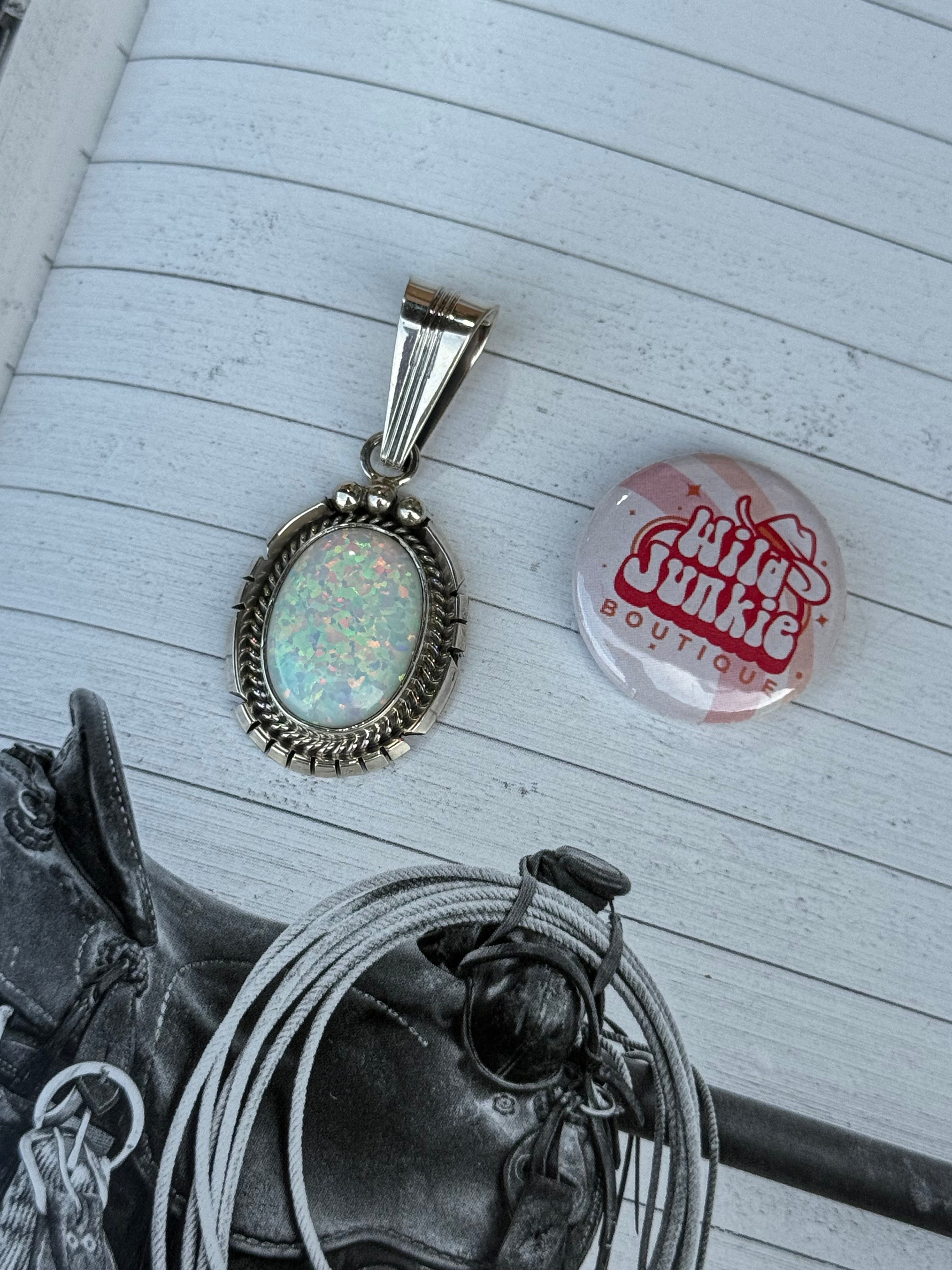 Authentic Opal Stone Pendant