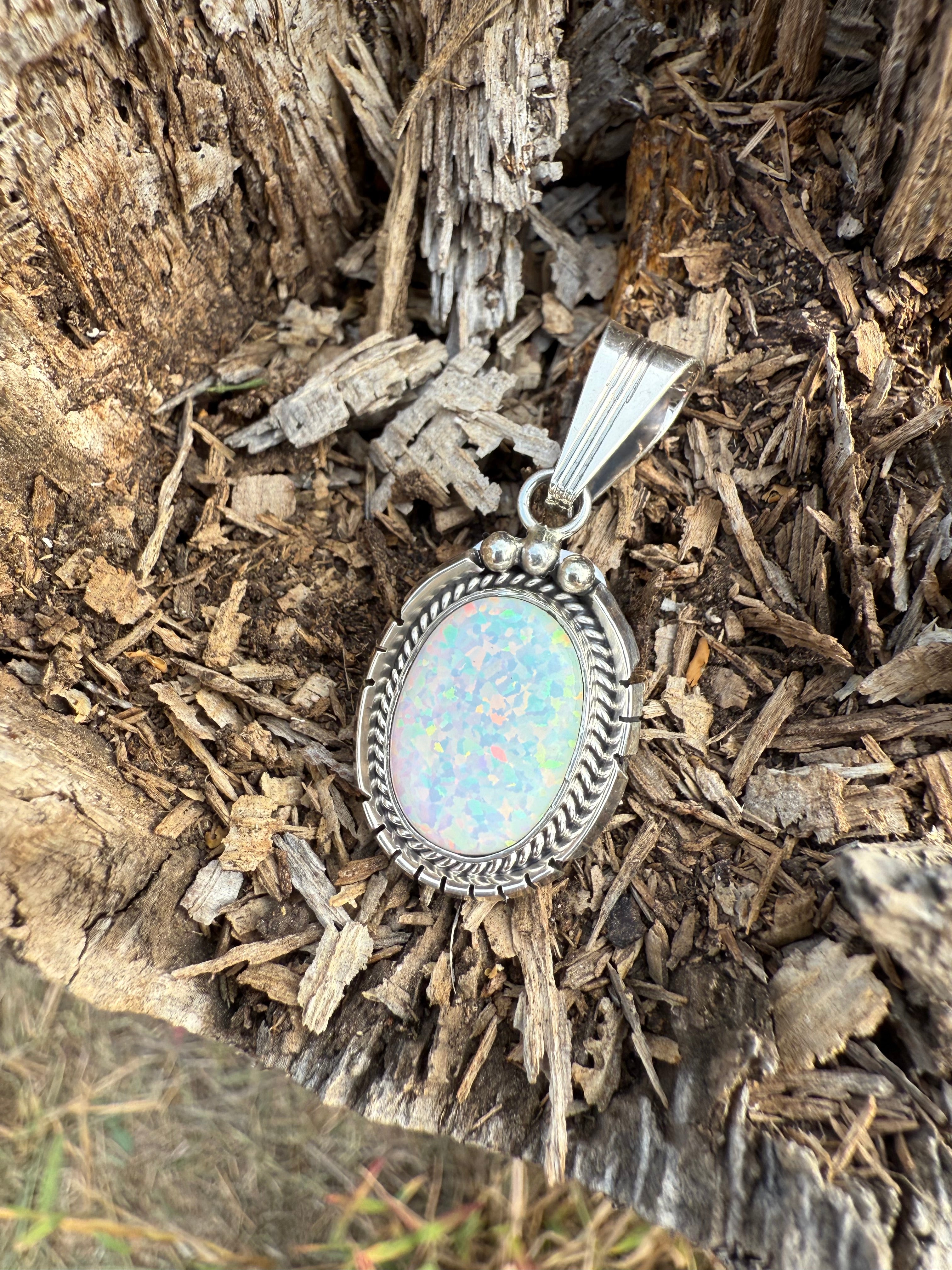 Authentic Opal Stone Pendant